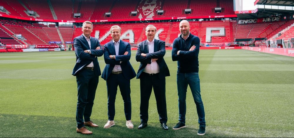 Stolze Partner von GGM Gastro und Twente Enschede im Stadion De Grolsch Veste.