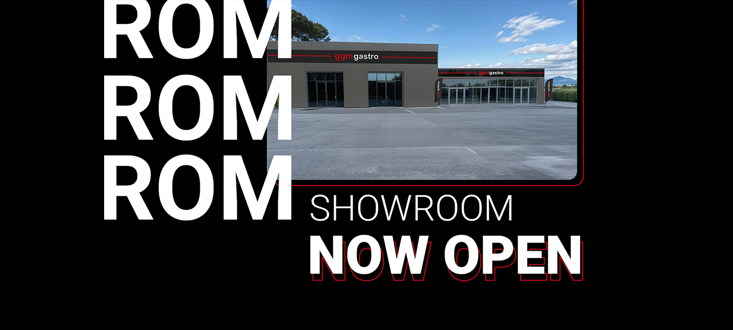Der neue GGM Gastro Showroom in Rom – 800 m² Gastrotechnik zum Entdecken.