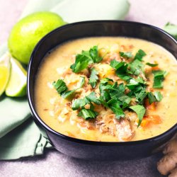 Originele indische mulligatawny soep
